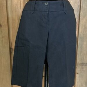 The Limited Navy Pinstripe Women's Dress Shorts